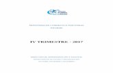 IV TRIMESTRE - 2017 · Panificadora Las Mercedes, ... • Evaluación del Documento del Programa de Adecuación y Manejo Ambiental (PAMA) Orionis