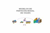 MODELOS DE PARTICIÓN MODAL DE VIAJESingenieria.uncuyo.edu.ar/catedras/clase-5.pdf · Tipos de Modelos de Partición Modal • Modelos de Elección Agregados •En estos se describe