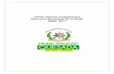 Primer Informe Cuatrimestral Direccion Municipal De la ... INFORME DE ACTIVIDADES DIRECCION MUNICIPAL