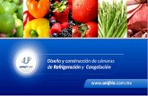 unifrio.com.mxunifrio.com.mx/Portafolio-UNIFRIO.pdf · frutas y hortalizas, así como congelación de productos perecederos (carnes, frutas, lácteos, ... Diseño y cálculo integral