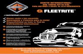 Hoja Tecnica Aceite Fleetrite4 - … · PARA MOTORES A DIESEL DE ALTO RENDIMIENTO Lubricante aprobado para motores a diesel de alto rendimiento. ... de alto rendimiento. Aceite para