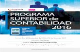 PROGRAMA SUPERIOR de CONTABILIDAD 2016 - …camaradealmeria.com/wp-content/uploads/2016/05/PS-contabilidad... · PROGRAMA SUPERIOR DE CONTABILIDAD (100 HORAS) 1. El plan general de