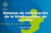 Presentación de PowerPoint - Ingurumen, Lurralde … · Búsquedas por Localización Observatorio de Biodiversidad: Lugares Búsquedas por Coordenadas 17 El Sistema de Información