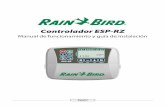 Controlador ESP-RZ - Leroy Merlin · Durante más de siete décadas, Rain Bird ha liderado el sector de riego, ofreciendo los productos y los servicios de la más alta calidad disponibles