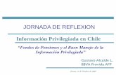 JORNADA DE REFLEXION - cmfchile.cl · JORNADA DE REFLEXION “Fondos de Pensiones y el Buen Manejo de la ... de interés e información privilegiada, con especial énfasis en los
