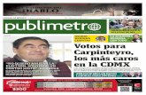 PÁGINA 08 Votos para Carpinteyro, los más caros en … · ESPECIALISTAS EXTERNOS A ESTE DIARIO. ... reportó un gasto de 21 mi-llones 638 mil 754 pesos y, ... Claudia Sheinbaum