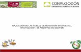 Presentación de PowerPoint - Conalgodón ...conalgodon.com/wp-content/uploads/2016/06/Gestion-documental.pdf · Almacenamiento en archivo de gestión Clasificación / Ordenación