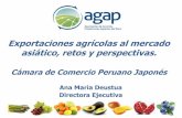 Exportaciones agrícolas al mercado asiático, retos y … · 2018-03-28 · •Asociación Peruana de Productores y Exportadores de Mango/APEM •Instituto Peruano del Esparrago
