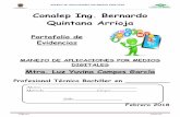Conalep Ing. Bernardo Quintana Arrioja · Manejo de aplicaciones de software específico a través del empleo de herramientas digitales para el control, tratamiento, almacenamiento,