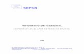 Curriculum SEPSA RS 2008 - Santaló Estudios y Proyectos, S.A. de …sepsa.biz/spanish/Curriculum_SEPSA_RS.pdf · • Desarrollo de planes maestros, estudios y proyectos para la gestión