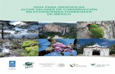 Guía para identificar altos valores de conservación … lIsta DE CuaDRos CuaDRo 1. Ejemplos de Altos Valores de Conservación (AVC) de acuerdo a criterios ecológicos, culturales