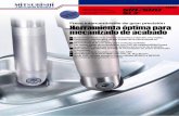 Fresa intercambiable de gran precisión Herramienta …mhg-mediastore.net/download/B065 SRF SUF/B065S_SRF_SUF_SPANI… · Resultados excelentes durante el mecanizado de acero endurecido