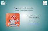 Programación en Lenguaje Java. Tema 10. … · Tratamiento de errores 10. ... secuencias de caracteres, ... • en algunos sistemas operativos ... La Entrada/Salida de Java se organiza