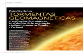 Estudio de las TORMENTAS GEOMAGNÉTICASdigital.csic.es/bitstream/10261/114394/1/SMA_2014_133_18.pdf · L as tormentas geomagnéticas, tam-bién llamadas «tormentas mag-néticas»,