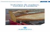 Industria de madera, corcho y cestería - …a... · Principios Básicos de Seguridad contra incendiosRiesgos 6 ÍNDICE PRESENTACIÓN 5 INTRODUCCIÓN A LA PREVENCIÓN DE RIESGOS LABORALES