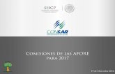 Comisiones de las AFORE para 2017 - gob.mx · 3 Antecedentes A partir de la reforma a la LSAR en 2009, se dotó a la Junta de Gobierno de la CONSAR de facultades para autorizar las