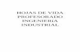 HOJAS DE VIDA PROFESORADO INGENIERíA … · Experiencia Laboral Consejero Técnico del Ministro de Producción del Ecuador 2012-2013 ... análisis de canasta de mercado para identificar