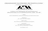 UNIVERSIDAD AUTÓNOMA METROPOLITANA148.206.53.84/tesiuami/UAMI16164.pdf · 6.4 Sistema de cultivo a la intemperie 46 ... 6.8 Determinación de la eficiencia fotosintética 55 7. ...