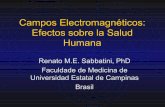 Campos Electromagnéticos: Efectos sobre la Salud … · Campos Electromagnéticos: Efectos sobre la Salud Humana Renato M.E. Sabbatini, PhD Faculdade de Medicina de Universidad Estatal