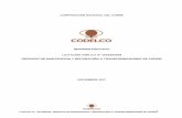 CORPORACIÓN NACIONAL DEL COBRE - codelco.com · •La celda de prueba de este método incluye un agitador que permite que el aceite contaminado fluya a través de los electrodos