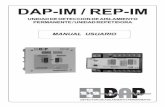 DAP-IM / REP-IM - afeisa.es · - Una barra de 8 leds para indicar la carga del transformador de aislamiento. - 5 LEDs de señalización de funcionamiento (Ver el capítulo «Funcionamiento