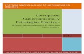 Corrupción Gubernamental y Estrategias Efectivaseconomia.uprrp.edu/La funcion.pdf · de los procesos gubernamentales y propiciando cambios en la cultura organizacional de la agencia.