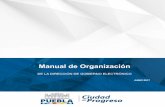 DE LA DIRECCIÓN DE GOBIERNO ELECTRÓNICO - …gobiernoabierto.pueblacapital.gob.mx/transparencia_file/secad/2017/... · Este Manual es una herramienta de trabajo que establece la