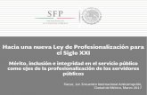 Presentación de PowerPoint - gob.mx · Personal de la Administración PÚblica Federal Mexicana • CONFIANZA 278,694 BASE 923,711 Ti ode ersonal Grafica Tipo de personal 25.439