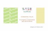 CONSERVE ITALIA --- VI congreso cooperativas agro … · Un total ofUn total of 51 Miembros ... De 5 establecimientos … …al más grande establecimiento en Europa para los procesos