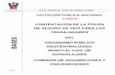 Coordinación General de Adquisiciones LICITACIÓN … · licitaciÓn pÚblica nacional 11/2014 contrataciÓn de la pÓliza de seguro de vida para los trabajadores del organismo pÚblico