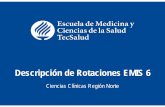 Descripción Rotaciones EMIS 6 - Escuela de Medicina …escuelademedicina.itesm.mx/media/133887/descripcio_n_rotaciones... · Las Guardias Hospitalarias son en ... la jefatura del