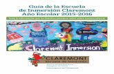 Guía de la Escuela de Inmersión Claremont Año …claremont.apsva.us/wp-content/uploads/sites/13/2016/06/Claremont... · Esta guía ha sido diseña-da para informar a las familias