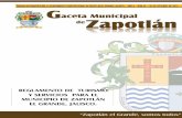 JOSÉ LUIS OROZCO SÁNCHEZ ALDANA - Gobierno Municipal de Zapotlán El … · 2015-08-08 · ... Se aprueba el “Reglamento de Turismo y Servicios para El Municipio de ... DE LA