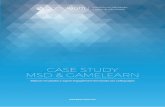 CASE STUDY MSD & GAMELEARN€¦ · eminentemente práctico y preservando la calidad y aplicabilidad de los contenidos de un curso presencial. 3. ... crea el plan de marketing interno,