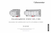 HeatingBOX 230V 4X / 8X - descargas.futurasmus … · Cortocircuito o sobrecarga: en caso de detectarse un cortocircuito en ... para el sistema de climatización puede ser significativo