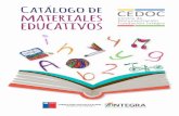 Catálogo de - integra.cl · Experiencias de Aprendizaje Lenguaje Verbal. 2005 95 páginas Experiencias de Aprendizaje Relaciones Lógico – ... orientaciones metodológicas para