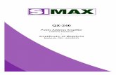 QX-240 - support.lda-audiotech.comsupport.lda-audiotech.com/sites/default/files/datasheets/SXQX240S... · 6. Ecualizador de siete bandas. 7. Baja distorsión y buena relación señal