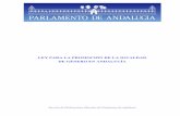 Ley para la promoción de la igualdad de género en … · Consejo Andaluz de Participación de las Mujeres. Artículo 63. Coordinación de los poderes pœblicos de Andalucía para