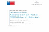Instituto de Salud Pública de Chile. Protocolo de ... · Protocolo de Adscripción en Portal PEEC Salud Ambiental. ... poder iniciar su inscripción a través del Sistema OIRS de