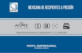 QUE MEXICANA DE RECIPIENTES A PRESIÓN …citapia.com.mx/wp-content/uploads/2018/10/MRP-PERFIL.pdf · • NRF-053 PEMEX 2006 • CFE 98500-01/02/03 Tanques elevados Elevated tank
