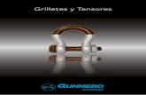 Grilletes y Tensores - Gunnebo Industries · desde la cubierta de un buque. Además, podemos proveer grilletes Estándar, grilletes super (sin tilde) para izaje con límite de carga