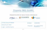 Proyecto MED-GUARDen.med-ac.eu/files/documentazione_eventi/2016/06/... · Técnica del PMV (Producto Mínimo Viable) (3) Aplicación del método CANVAS para cada una de las dos actividades