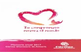 Memoria anual 2017 - caritasalmeria.escaritasalmeria.es/wp-content/uploads/2018/07/Caritas-Diocesana-de... · proyectos iniciados y poner en marcha otros para responder a las necesidades