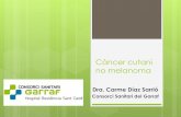 Càncer cutani no melanoma - academia.cat · Càncer cutani no melanoma Dra. Carme Díaz Sarrió Consorci Sanitari del Garraf Es el tumor humà