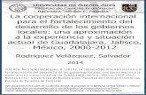La cooperación internacional para el fortalecimiento del ...bibliotecadigital.econ.uba.ar/download/tpos/1502-0272_Rodriguez... · desarrollo de los gobiernos locales: una aproximación