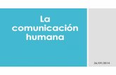 La comunicación humana - Va de lengua – Departamento de … · 2014-10-06 · EL PROCESO DE COMUNICACIÓN. LOS ELEMENTOS DEL LENGUAJE Canal: Es el medio por el que se transmite