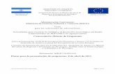 MINISTERIO DE FOMENTO, DCI -ALA/2007/019 011 - … Fomento/PROYECTOS... · desarrollo de América Latina) del Presupuesto de la Unión Europea. ... 2.2. Presentación de la solicitud
