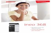 Catálogo ineo 368 Datasheet - develop-espana.es · Todos los datos relativos a la velocidad de impresión, escaneado o fax se aplican a papel de formato A4 con un peso de 80 g
