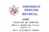 SEMINARIO DERECHO NOTARIAL - Facultad de …€¦ · PPT file · Web view2015-03-04 · Se establece una “calificación registral atenuada” de los formularios. ... Ley 27157