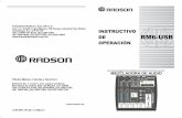 Industrias Radson, S.A. DE C.V. INSTRUCTIVO RM6 …radson.mx/assets/di-ir-mst-194-dibujo-maestro-593000-1350-ido... · control maestro ... - de 1 a 2 canales de entrada mono y 2 canales